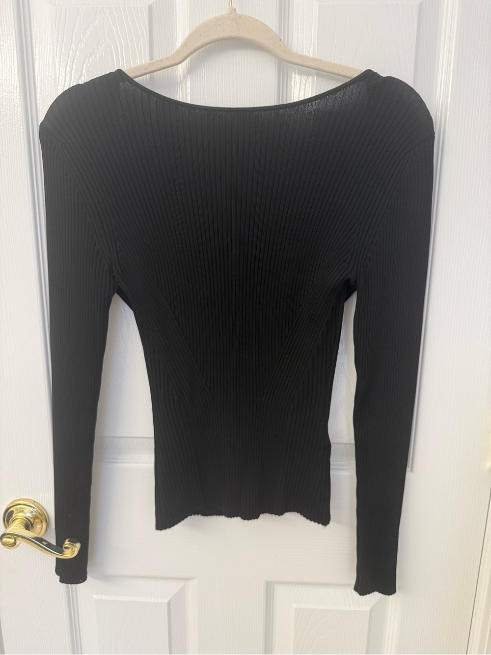 Banana Republic Open Back Ribbed Top
